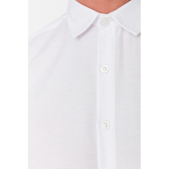 NWT Trendyol Men Slim fit Shirt collar Woven Shirt - Picture 4 of 8